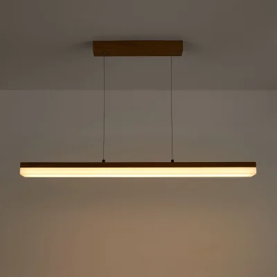 La Redoute Oak and Acrylic LED Suspension Lamp, Segundo