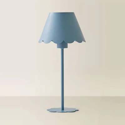 La Redoute Rechargeable Metal Scallop Table Lamp