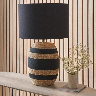 La Redoute Sea Grass Tall Table Lamp Base
