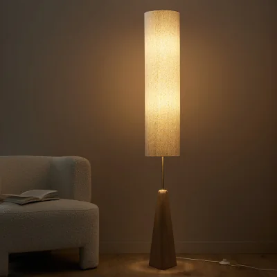 La Redoute Nestwood Solid Oak Floor Lamp