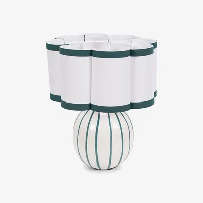 La Redoute Stripe Ceramic Table Lamp
