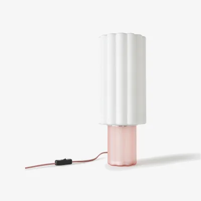 La Redoute Justyna Coloured and Opal Glass Table Lamp