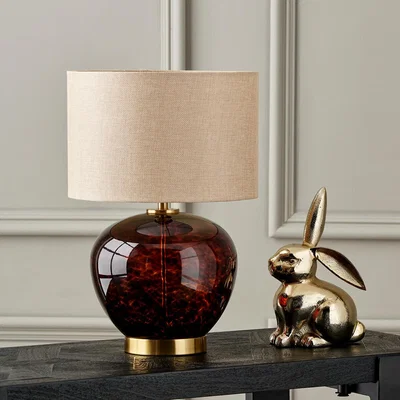 La Redoute Curved Glass Table Lamp