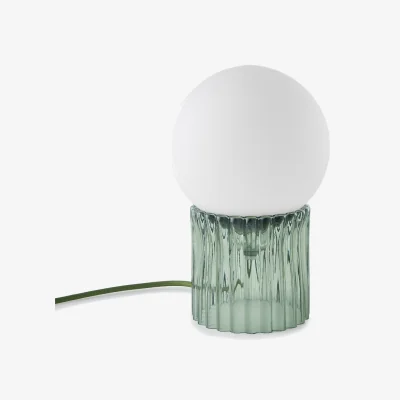 La Redoute Dima Opaline & Coloured / Streaked Glass Lamp