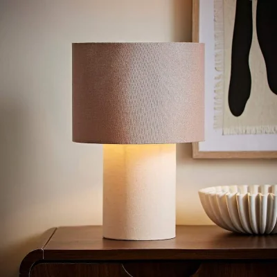 La Redoute Duo Fabric Table Lamp