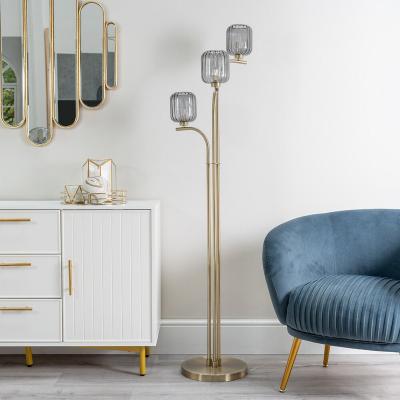 La Redoute Ribbed Glass Floor Lamp