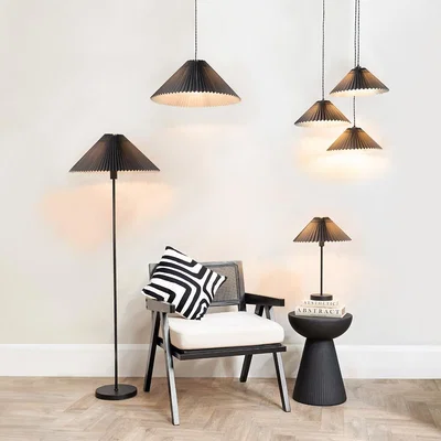 La Redoute Akira Pleated Shade Table Lamp