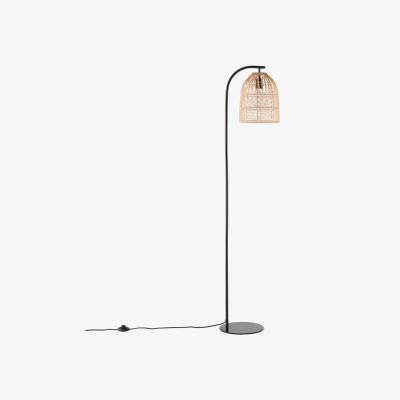 La Redoute Dankia Metal & Rattan Floor Lamp