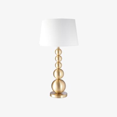 La Redoute Stacked Gold 5 Orb Table Lamp