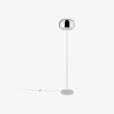 La Redoute Kinoko Chrome-Plated Iron Floor Lamp
