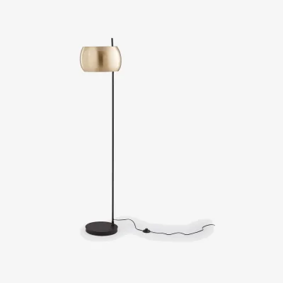 La Redoute Elori Black & Brass Floor Lamp