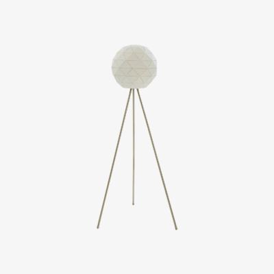 La Redoute 160cm White Metal Globe Floor Lamp