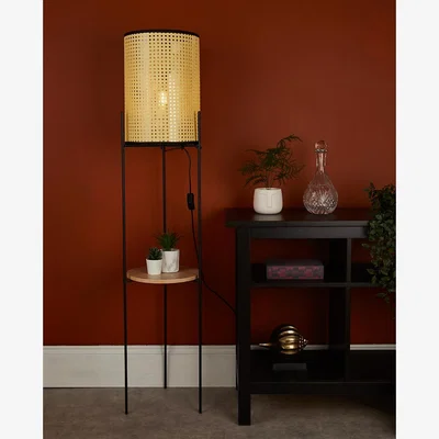 La Redoute Rattan Floor Lamp