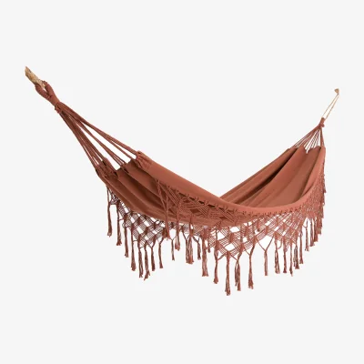 La Redoute Posy Fringed Polycotton Hammock