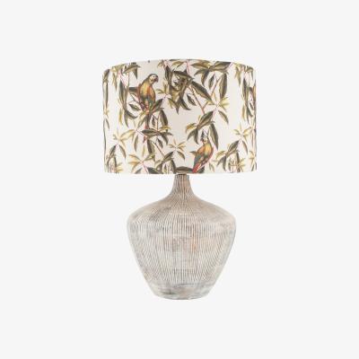 La Redoute Curved Textured Wood Table Lamp Base