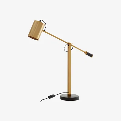 La Redoute Gold with Black Accents Adjustable Task Table Lamp