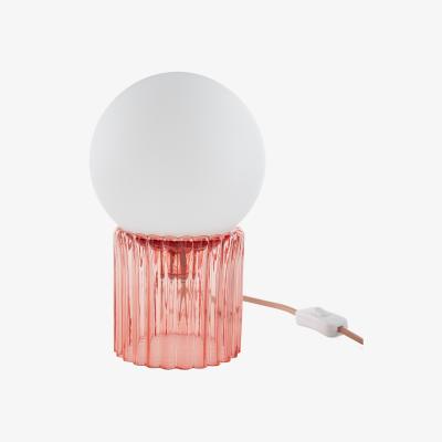 La Redoute Dima Opaline & Coloured / Streaked Glass Lamp