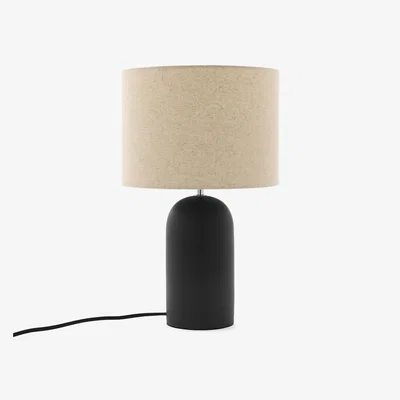 La Redoute Emna Concrete and Linen Table Lamp