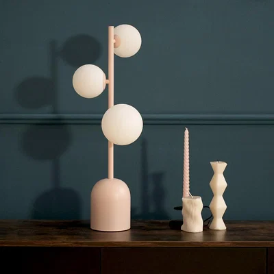 La Redoute Marlow Blush Pink Table Lamp