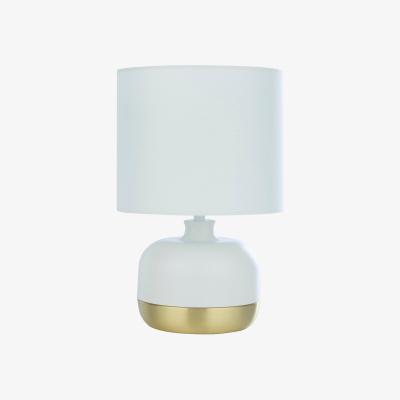 La Redoute White & Gold Touch Lamp