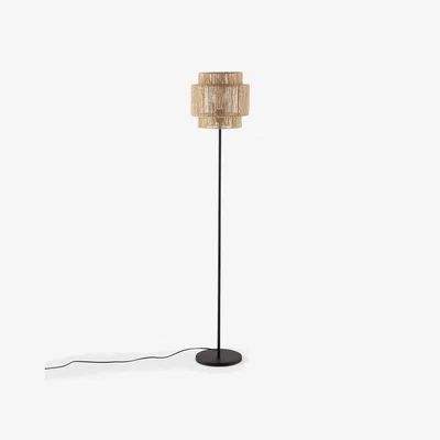 La Redoute Yaku Metal and Hemp Floor Lamp