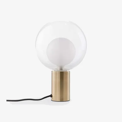 La Redoute Arvin Brass & Glass Lamp