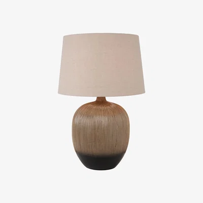La Redoute Georgina Textured Ceramic Table Lamp