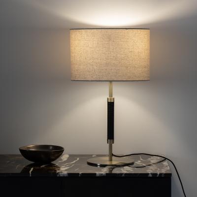 La Redoute Jihana Metal, Brass and Linen Lamp