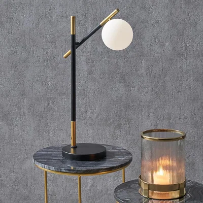 La Redoute White Orb Table Lamp