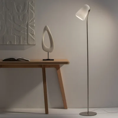 La Redoute Fosca Metal & Glass Floor Lamp