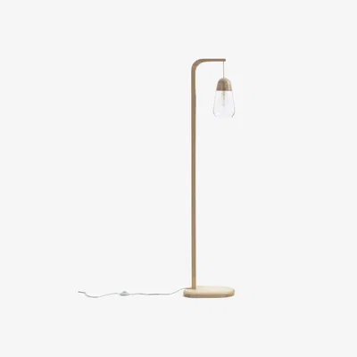 La Redoute Nasoa Wood & Glass Floor Lamp