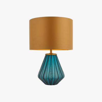 La Redoute Turqoise Glass Table Lamp