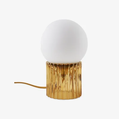 La Redoute Dima Opaline & Coloured / Streaked Glass Lamp