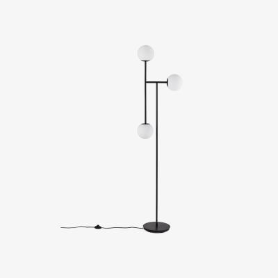 La Redoute Atea Metal & Opaline Glass Floor Lamp