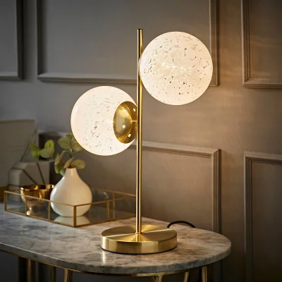 La Redoute 2-Way Confetti Glass Table Lamp