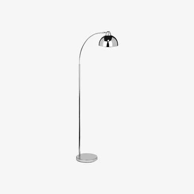 La Redoute Chrome Finish Arched Curve Floor Lamp