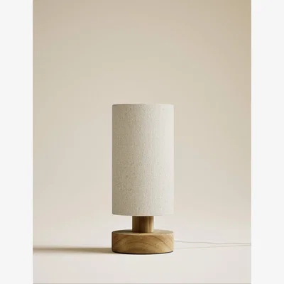 Marks & Spencer M&S Wood Base Table Lamp Natural