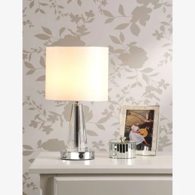 Marks & Spencer Laura Ashley Blake Rechargeable Table Lamp Silver