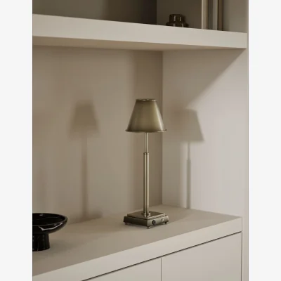 Marks & Spencer M&S Rechargeable Metal Table Lamp Antique Brass