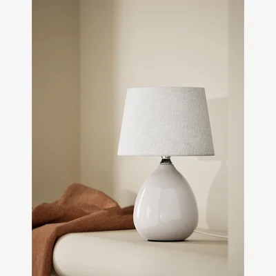 Marks & Spencer M&S Collection Ceramic Table Lamp - Cream, Cream