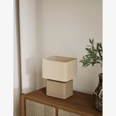 Marks & Spencer M&S Stone Effect Table Lamp Brown