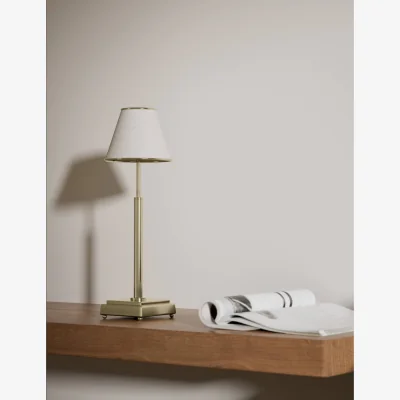 Marks & Spencer M&S Rechargeable Brass Table Lamp Antique Brass