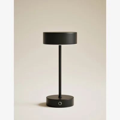 Marks & Spencer M&S Flat Head Small Rechargeable Table Lamp Black