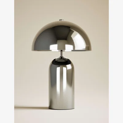 Marks & Spencer M&S Colby Large Rechargeable Table Lamp Chrome