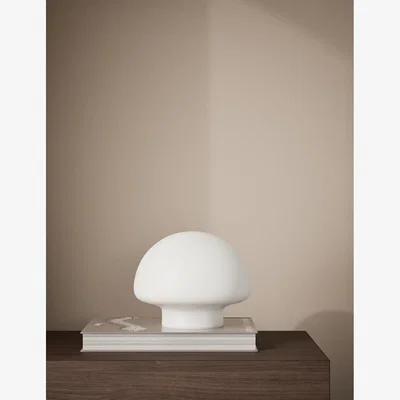 Marks & Spencer M&S X Kelly Hoppen Button Rechargeable Table Lamp - White, White