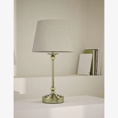 Marks & Spencer M&S Collection Blair Rechargeable Table Lamp - Antique Brass, Antique Brass