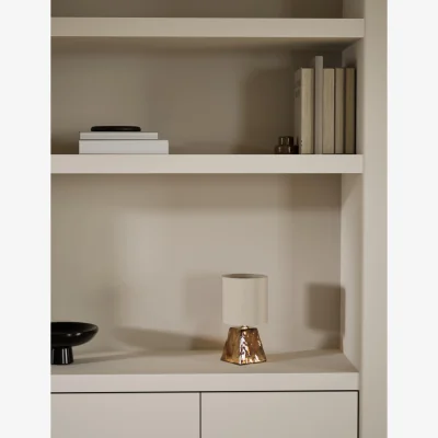 Marks & Spencer M&S Glass Small Table Lamp Brown