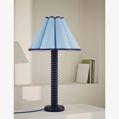 Marks & Spencer M&S Collection Helix Table Lamp - Blue, Blue,Dark Green