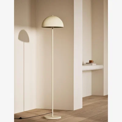 Marks & Spencer M&S Collection Dome Floor Lamp - Cream, Cream,Charcoal