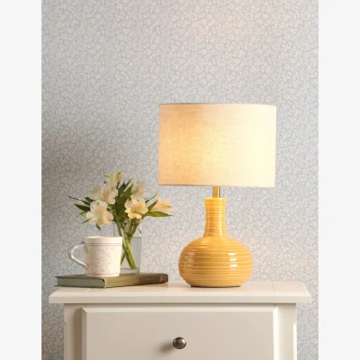 Marks & Spencer Laura Ashley Padley Ceramic Table Lamp Antique Brass